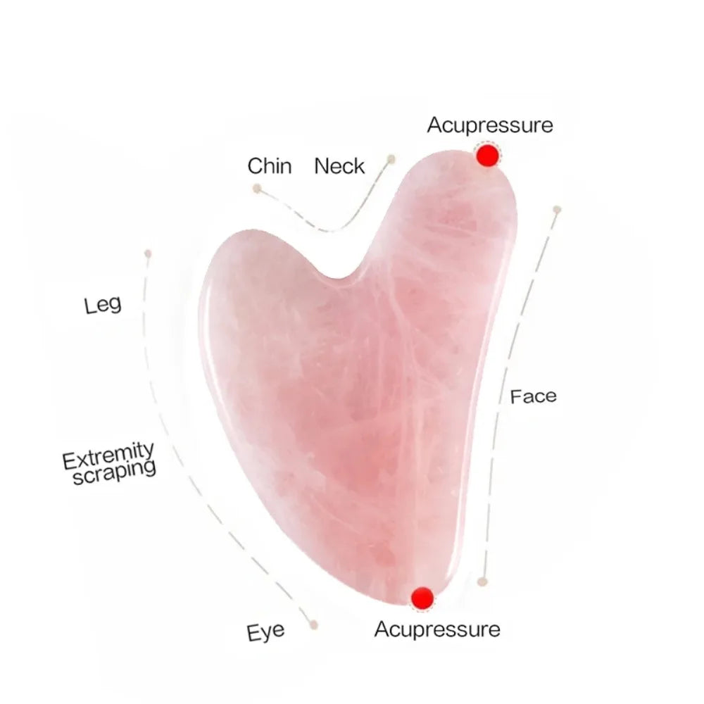 Smooth Natural Jade Gua Sha Board Portable Home Facial SPA Massage Tool Gentle Daily Skin Care Unisex Beauty Accessory