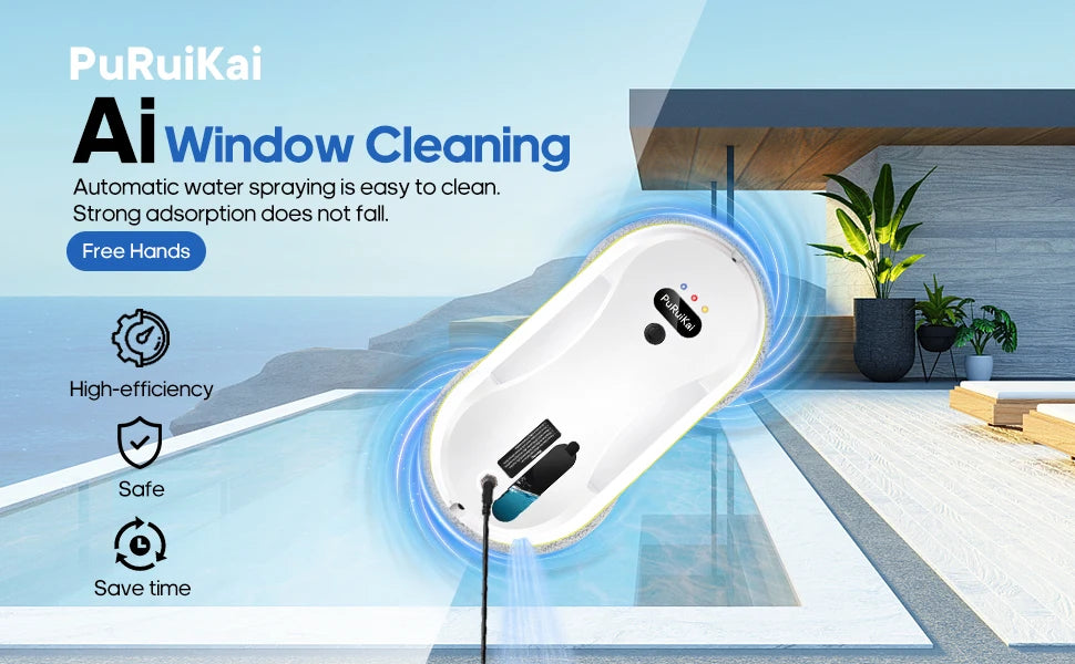 Smart Automatic Window Cleaning Robot