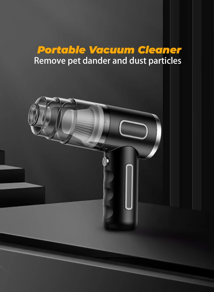 Portable Wireless Vacuum Cleaner – Car & Home