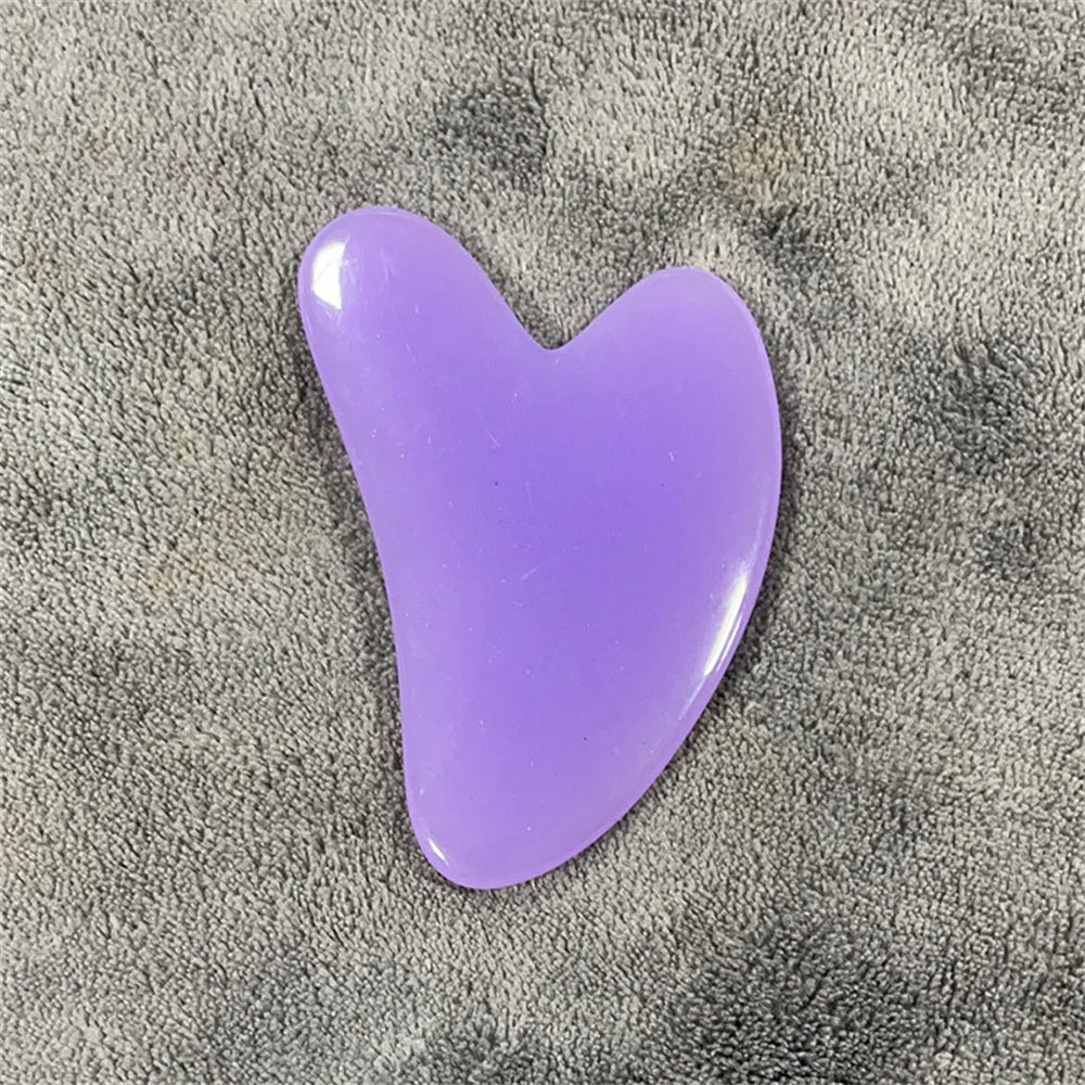 Smooth Natural Jade Gua Sha Board Portable Home Facial SPA Massage Tool Gentle Daily Skin Care Unisex Beauty Accessory
