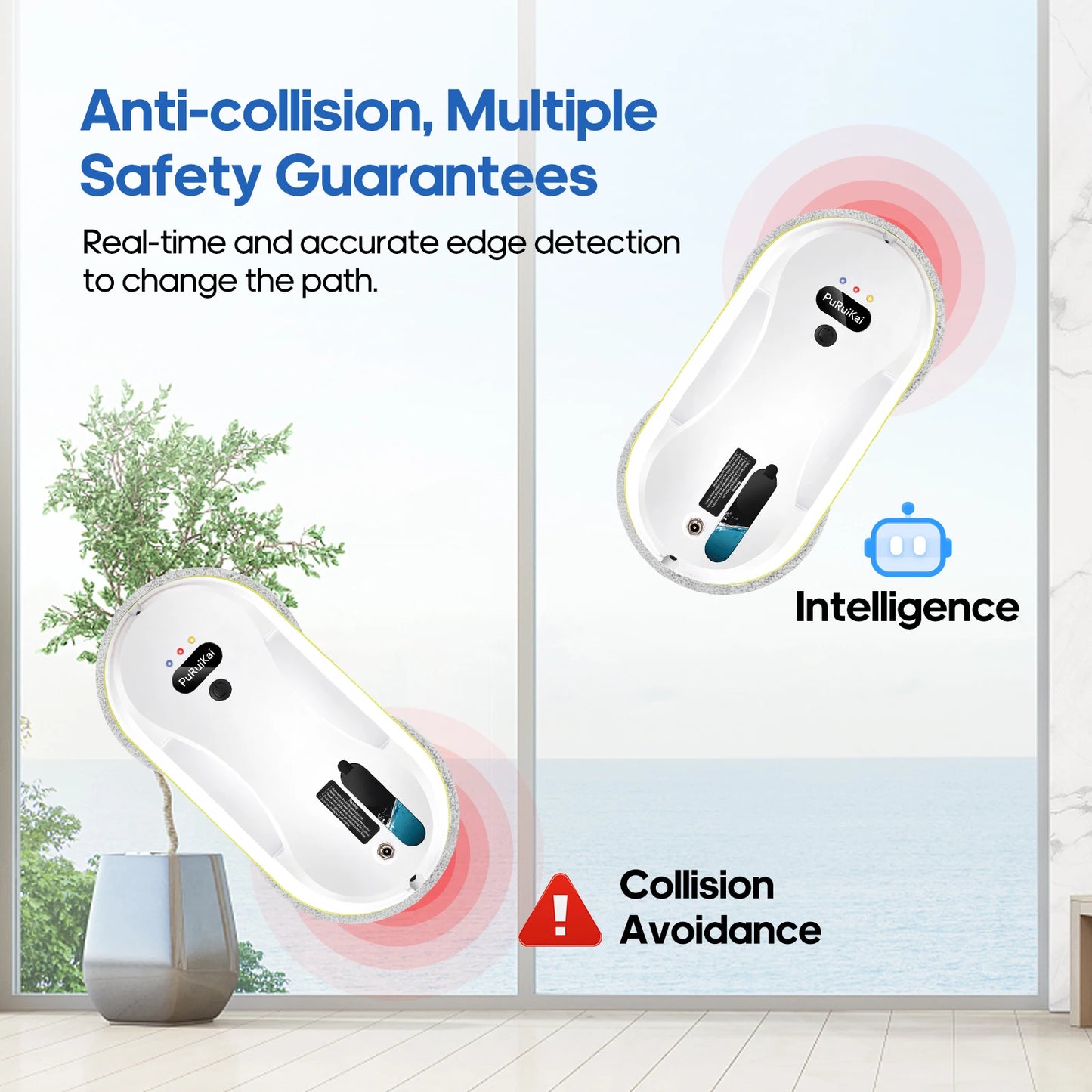 Smart Automatic Window Cleaning Robot