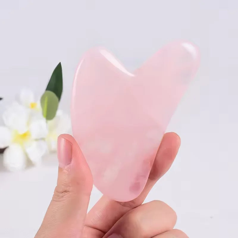 Smooth Natural Jade Gua Sha Board Portable Home Facial SPA Massage Tool Gentle Daily Skin Care Unisex Beauty Accessory