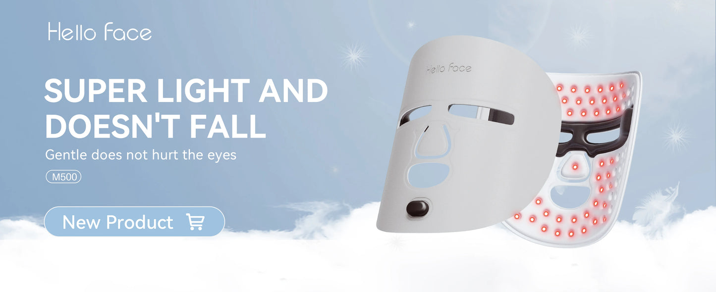 Hello Face L6 LED Light Therapy Mask – Red & NIR Light