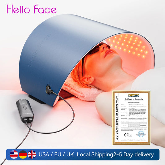 Hello Face L6 LED Light Therapy Mask – Red & NIR Light