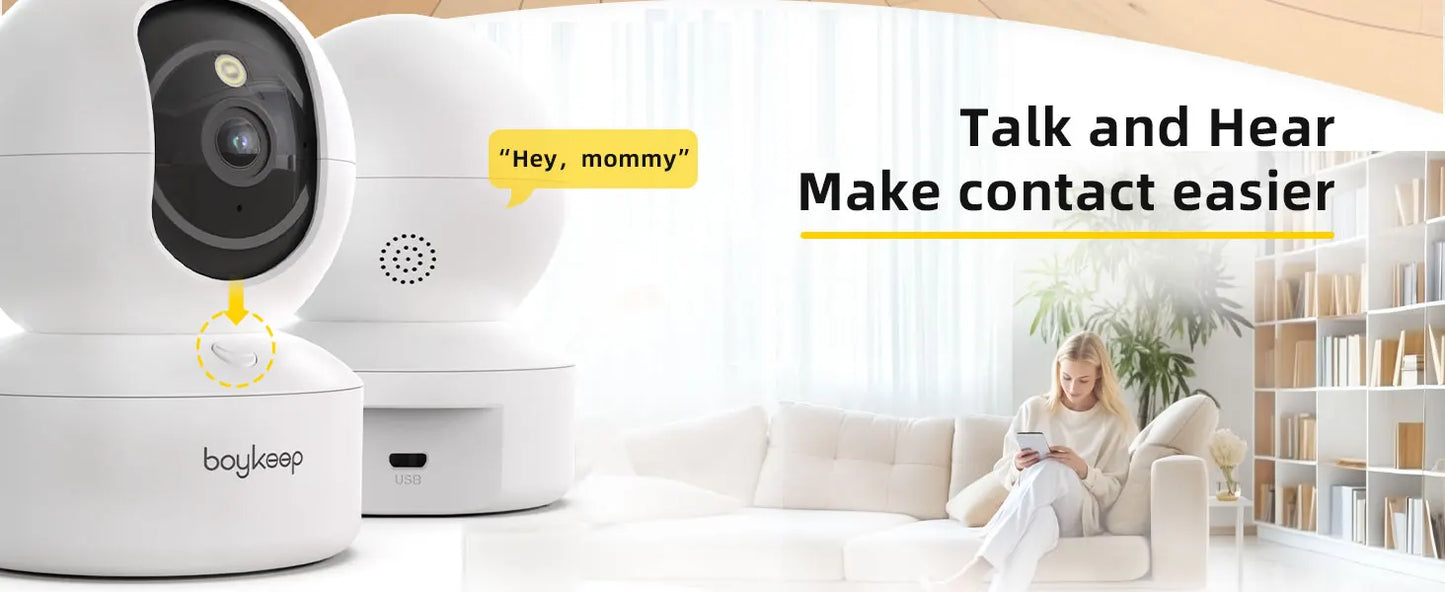 GuardEye 360 – Smart Security & Baby Monitor Camera