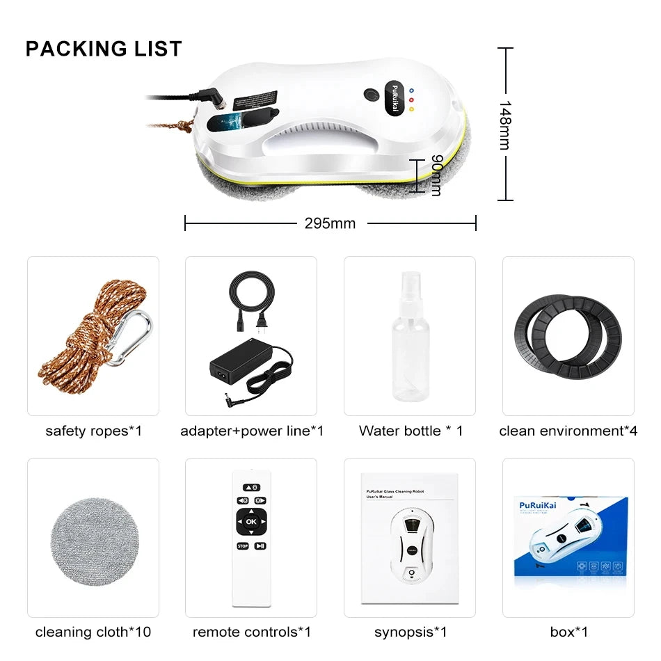 Smart Automatic Window Cleaning Robot