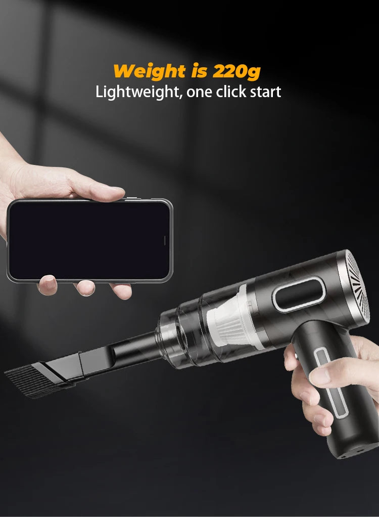 Portable Wireless Vacuum Cleaner – Car & Home