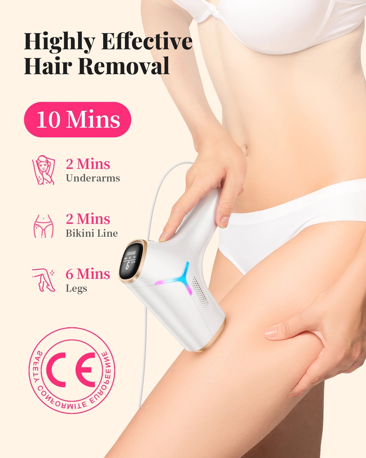 IPL Permanent Hair Removal Device