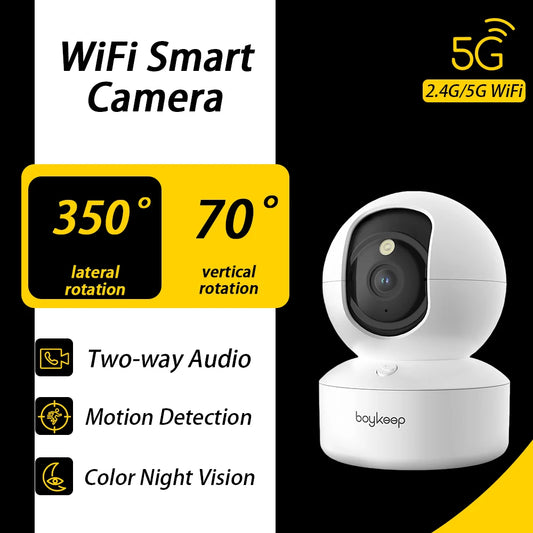 GuardEye 360 – Smart Security & Baby Monitor Camera