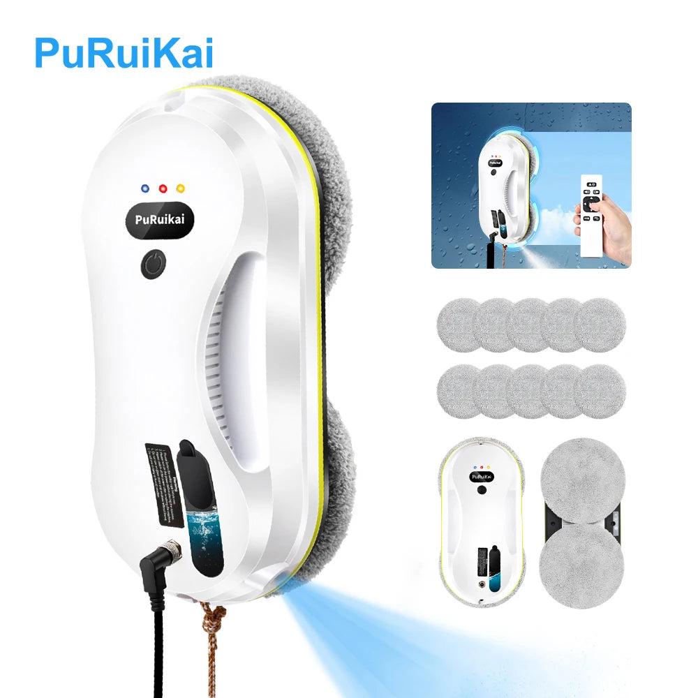 Smart Automatic Window Cleaning Robot